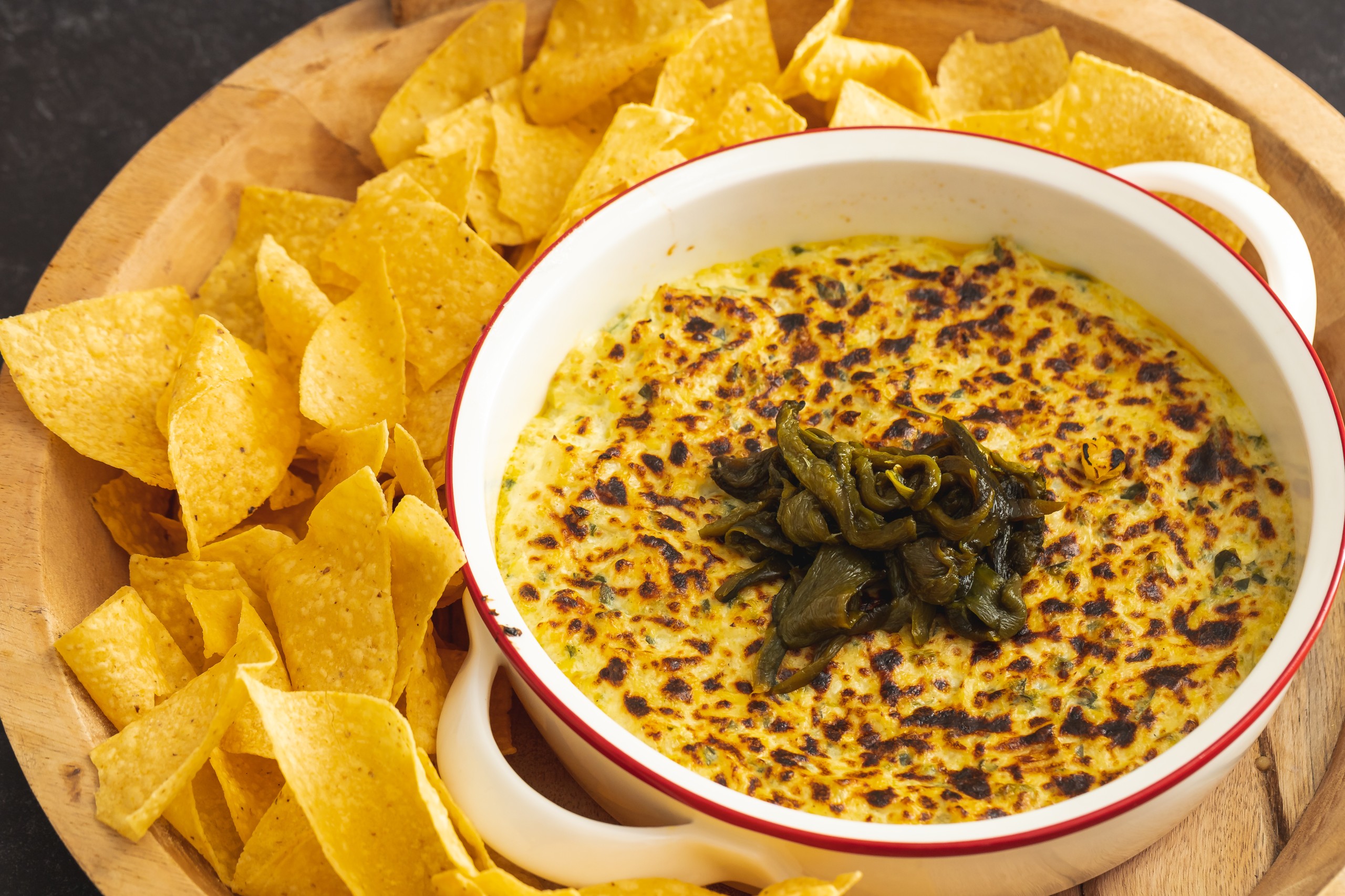 how to make poblano artichoke dip