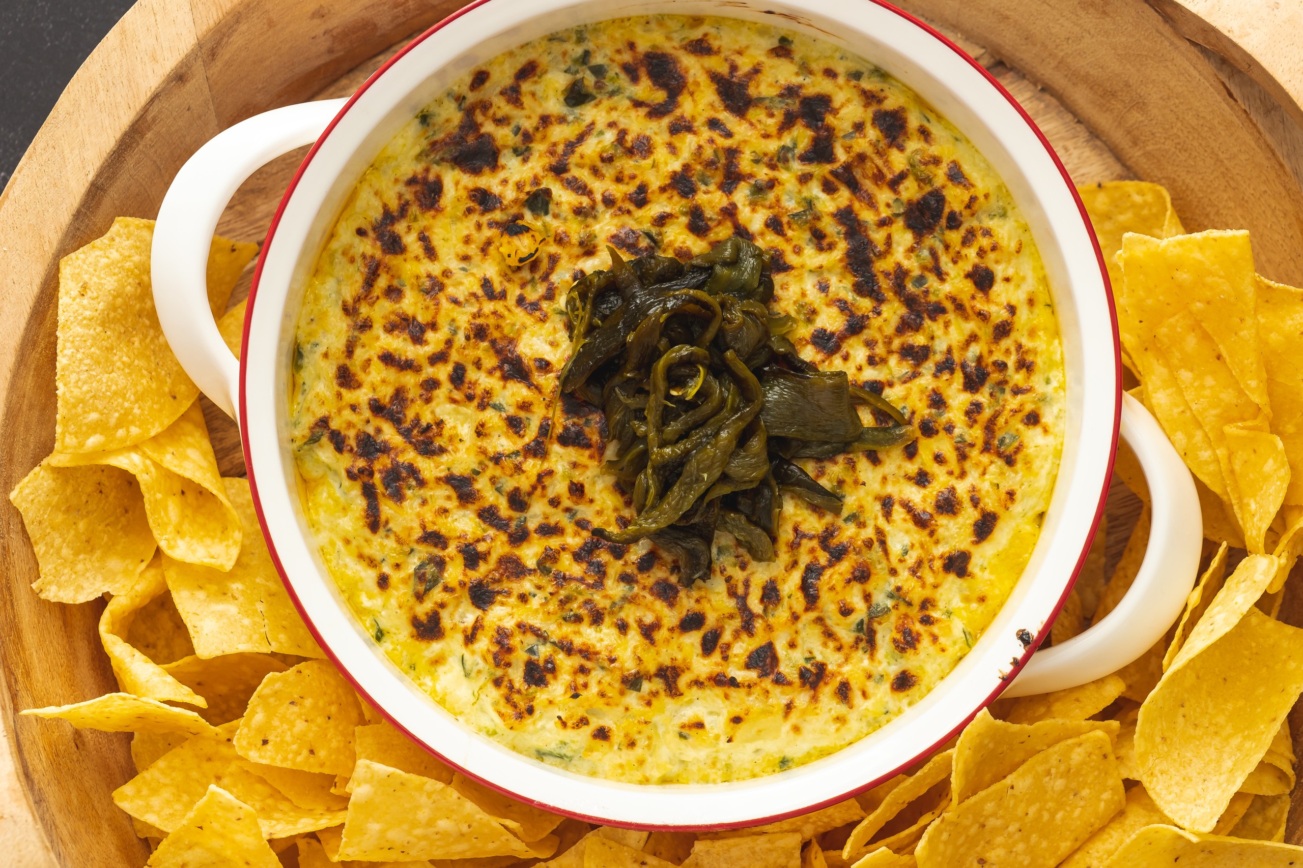 easy poblano baked dip