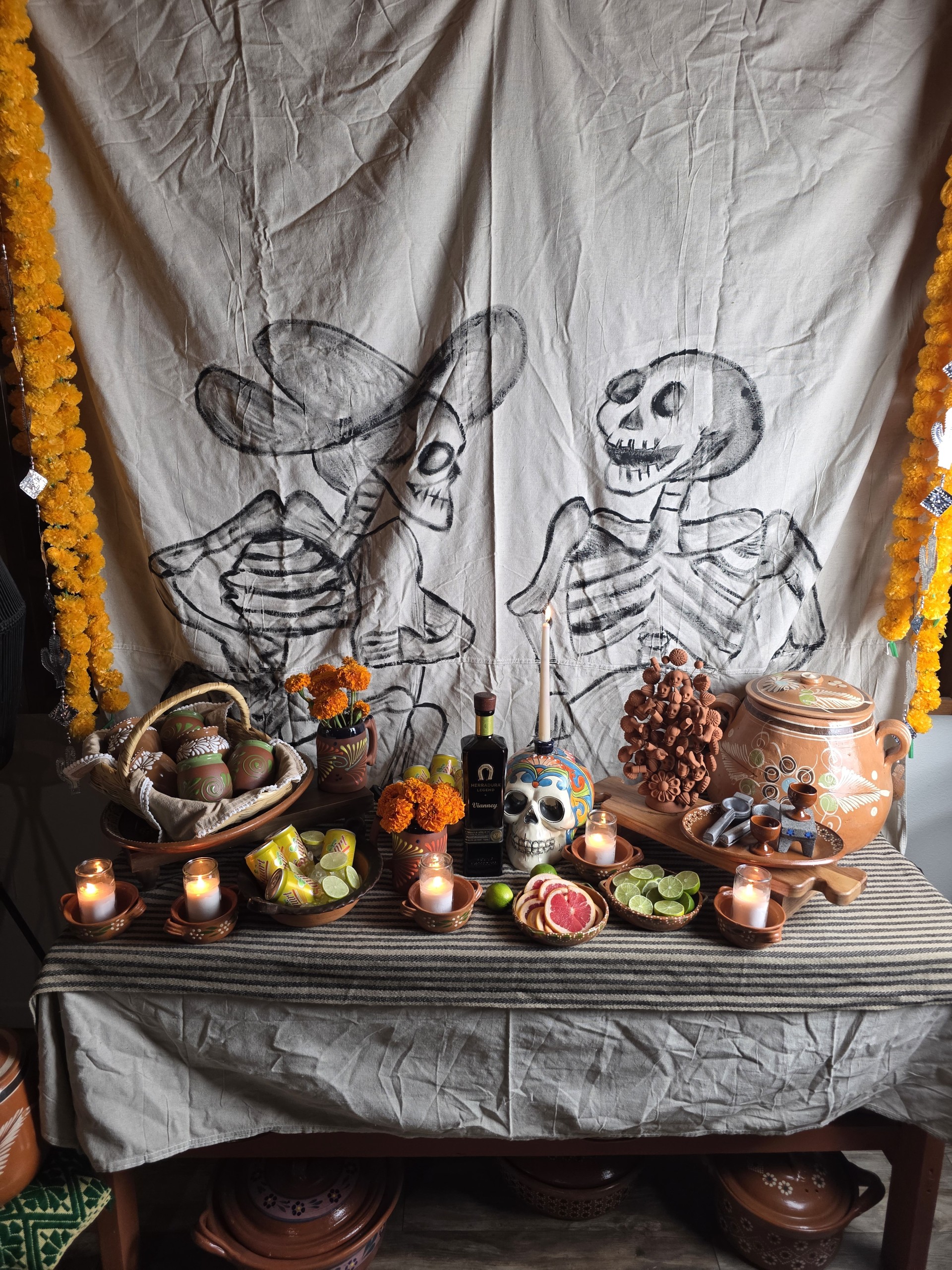 DIY cantarito bar
